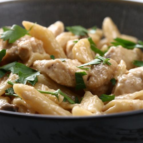 One-Pot Creamy Chicken Marsala Pasta