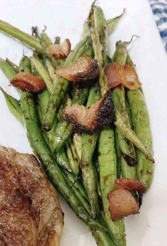 Glazed Green Beans with Bacon