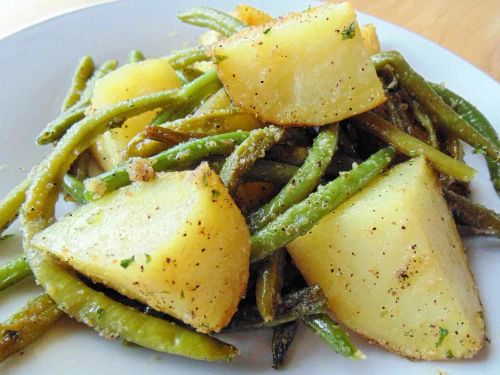 Roasted Green Beans and Baby Red Potatoes