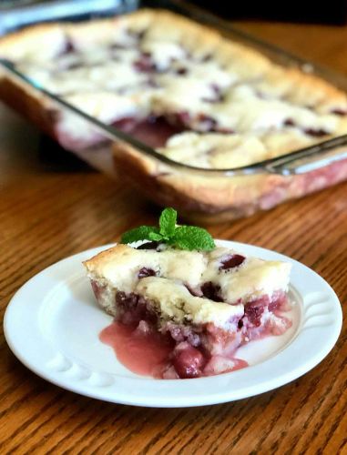 Cherry Dump Pudding Cake