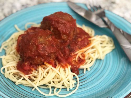 Mama's Best Ever Spaghetti and Mozzarella Meatballs