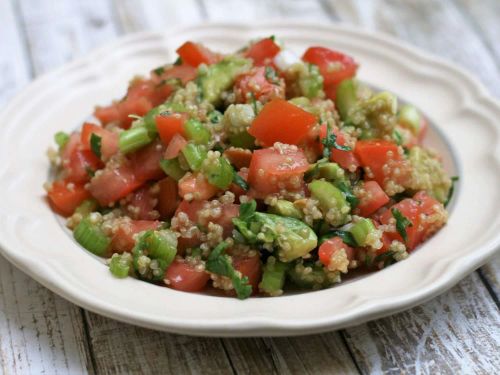 Avocado Tomato Salad with Quinoa