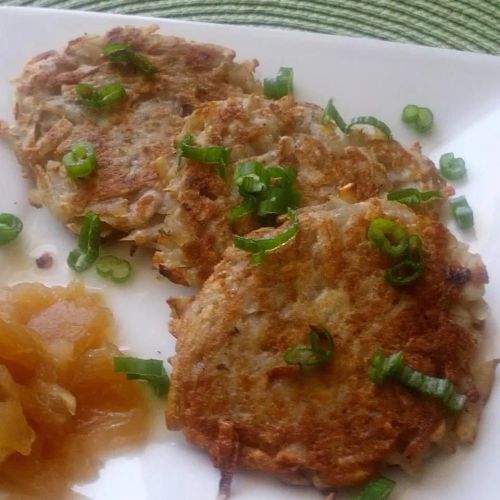 Bramboracky (Czech Savory Potato Pancakes)