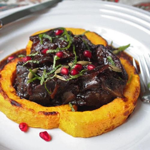 Lamb Braised in Pomegranate