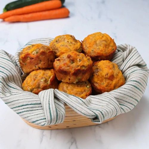 Zucchini Cheddar Muffins