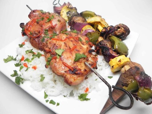 Thai Chicken Thigh Kebabs