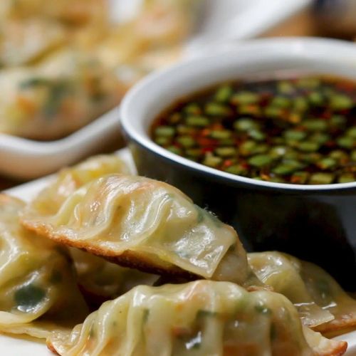 Spring Vegetable Potstickers