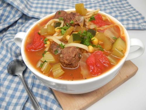 Meatball Minestrone Soup