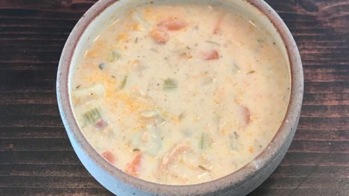 Salmon Chowder Aka “ Alligator Stew”