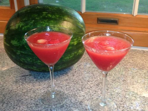 Frozen Watermelon Martinis