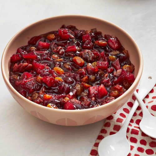 Spiced Cranberry Apple Chutney