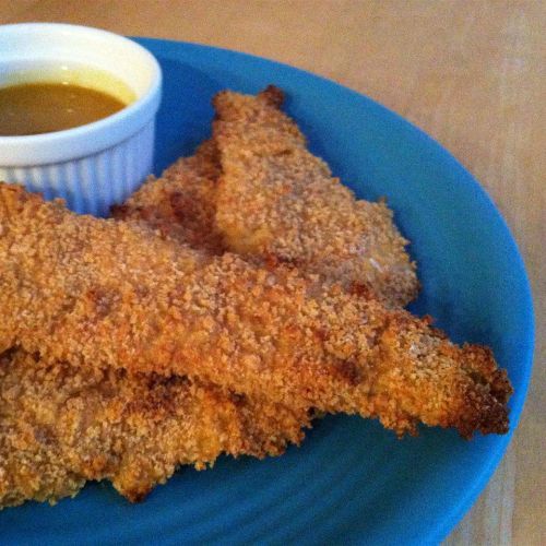 Honey Mustard Oven-Baked Chicken Tenders