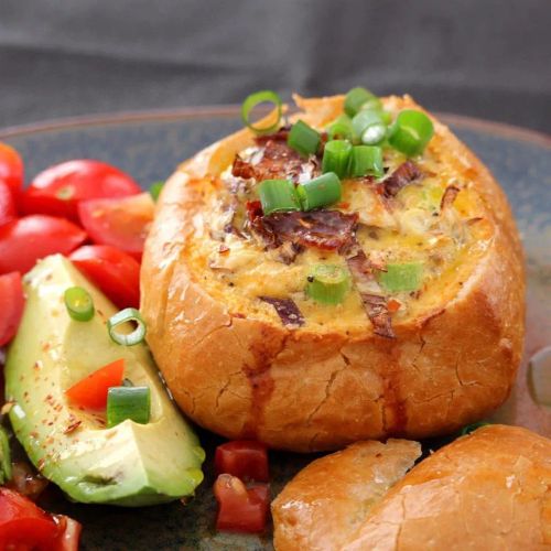 Bacon, Egg, and Cheese-Stuffed Loaf