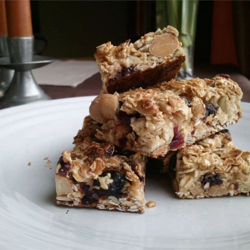 Cranberry Nut Granola Bars