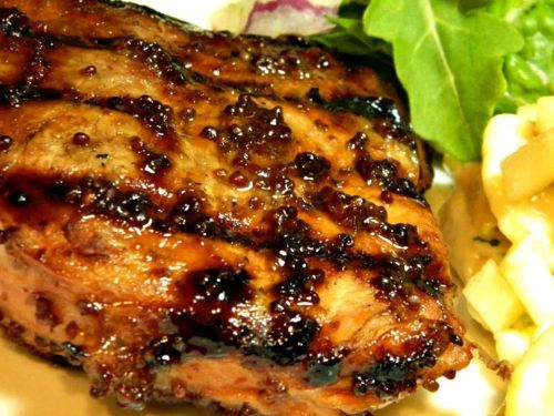 Dijon Grilled Pork Chops