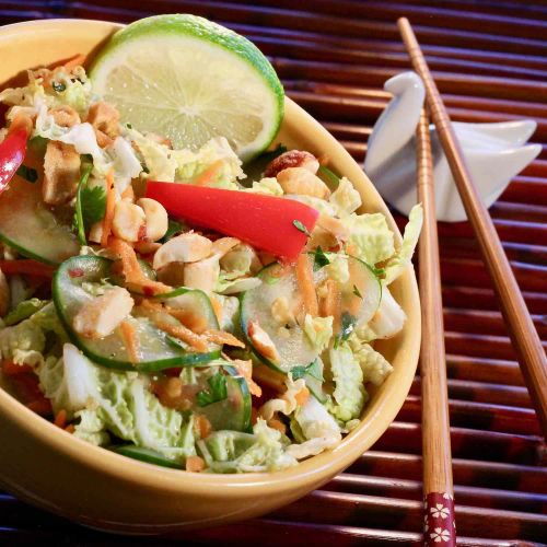 Tangy Thai Cabbage Salad