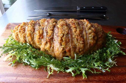 Stuffed Hasselback Turkey Breast