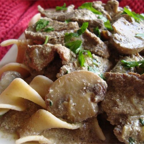 Beef and Mushroom Stroganoff, Aussie Style