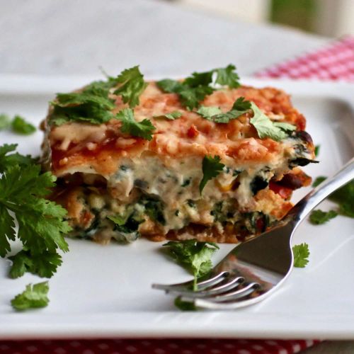 Vegetarian Mexican Lasagna