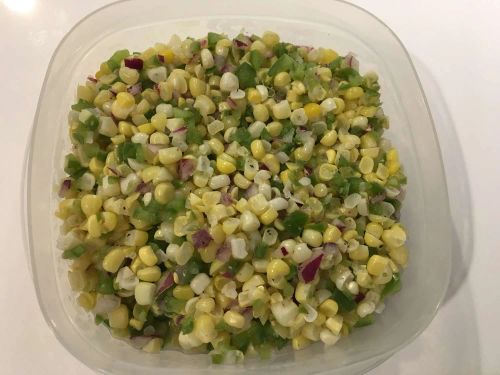 Corn and Green Pepper Salad