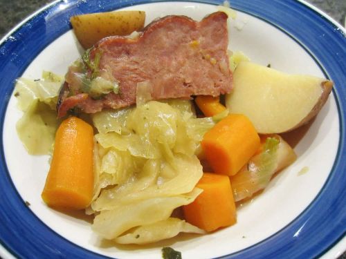 Slow Cooker New England Boiled Dinner