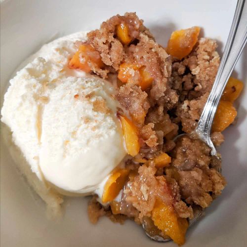 Juicy Peach Crisp