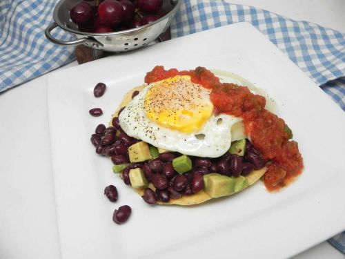 Black Bean Breakfast Tostadas