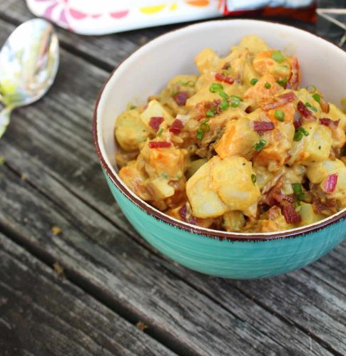 Warm Sweet Potato Salad