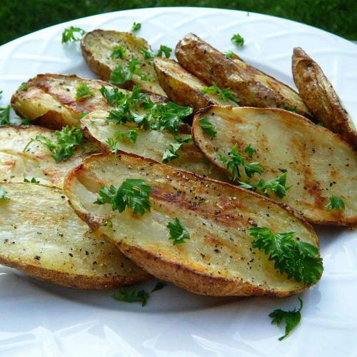 Grilled Baked Potatoes