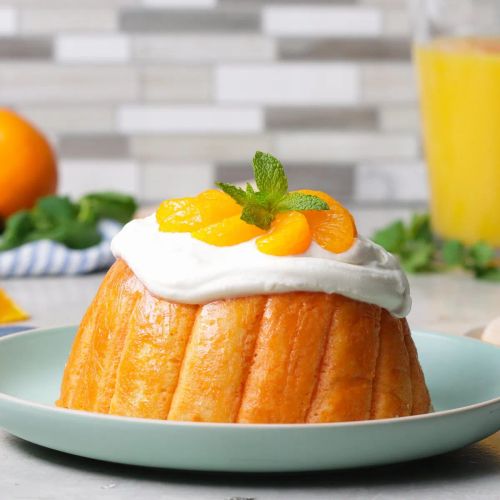 Orange Creamsicle Summer Pudding