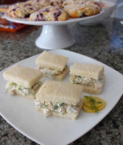 Tea Room Chicken Salad Sandwiches