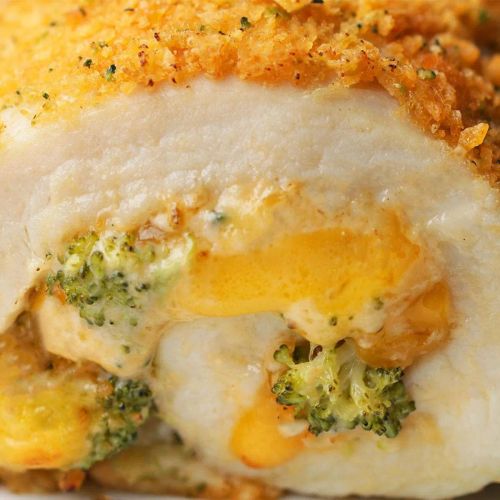 Broccoli Cheddar Chicken Rollups