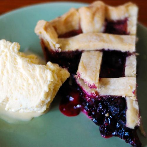 Homemade Blueberry Pie