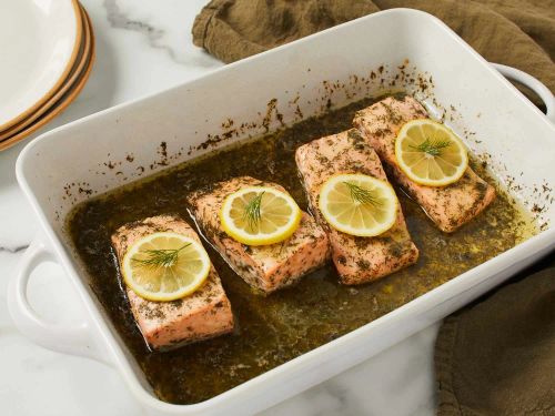 Salmon with Lemon and Dill