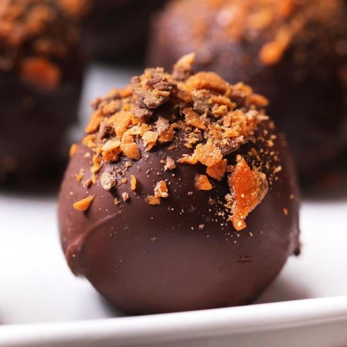 Butterfinger Brownie Truffles