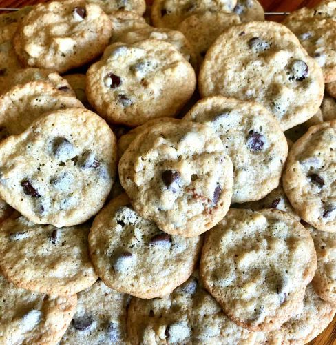 Tahini-Chocolate Chip Cookies