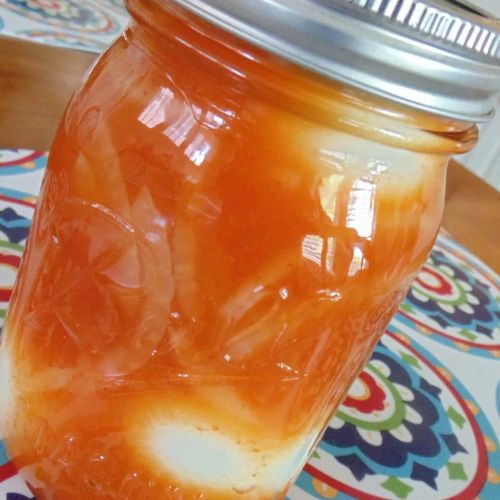 Sriracha Pickled Eggs