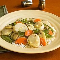 Scallops Primavera