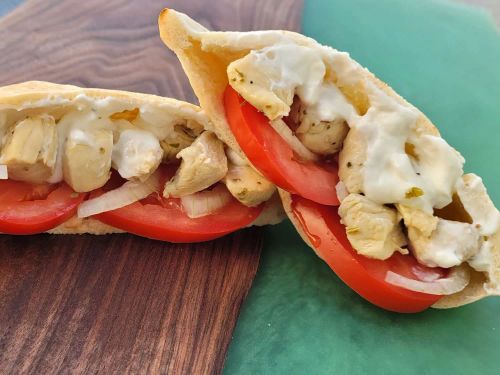 Marinated Chicken Pita Sandwich