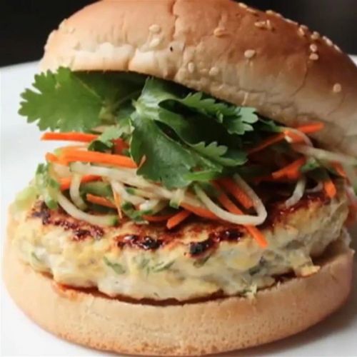 Chef John's Chicken Satay Burger