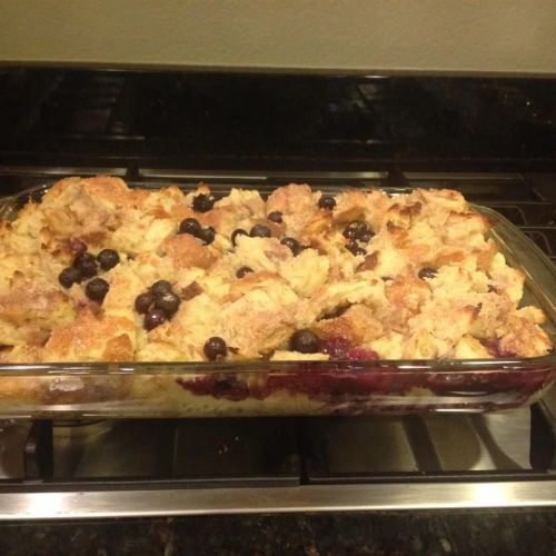 Beth's Blueberry Bread Pudding