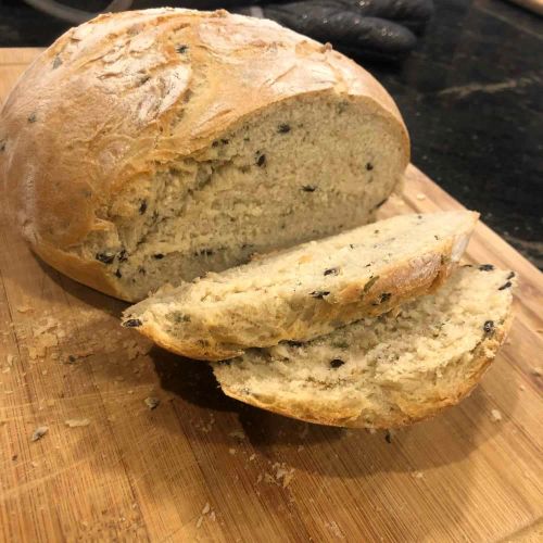 Mediterranean Black Olive Bread