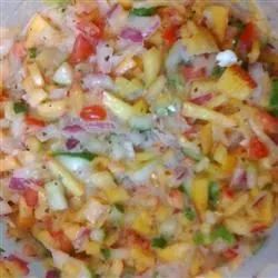 Colorful Summer Peach Salsa