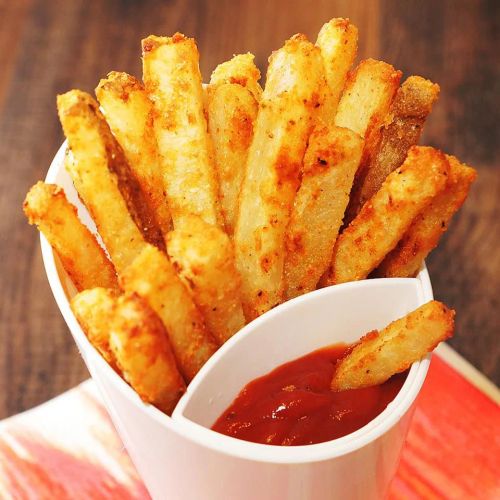 Super Easy Oven-Baked Garlic-Parmesan Fries