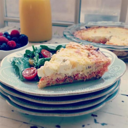 Smoked Salmon Quiche