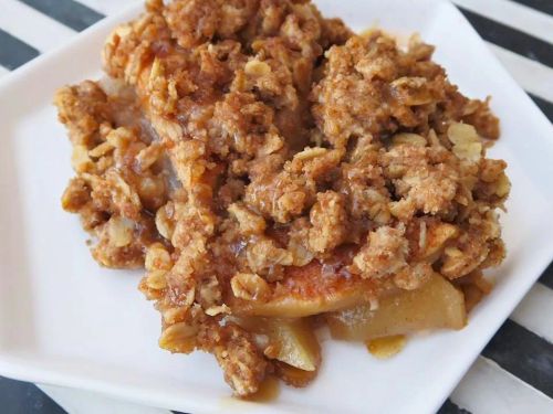 Healthier Apple Crisp