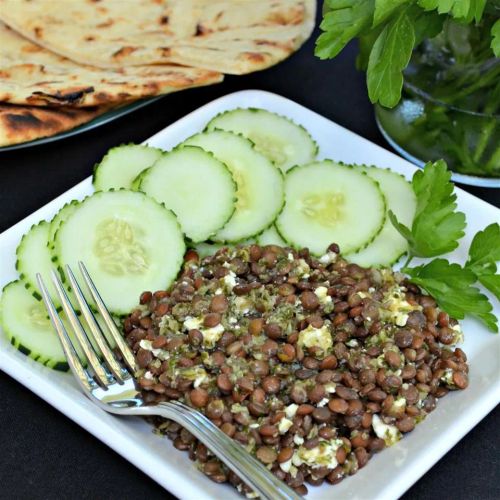 Lentil Salad with Chimichurri Sauce