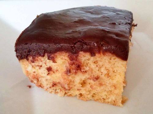 Easy Boston Cream Poke Cake