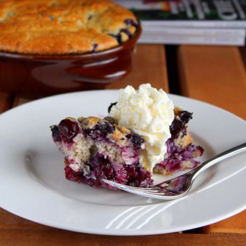 Easy Blueberry Cobbler