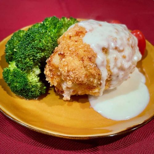 Chicken Cordon Bleu in the Air Fryer